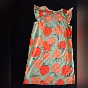 Carter's Pink and Red Bow Accent Dress
